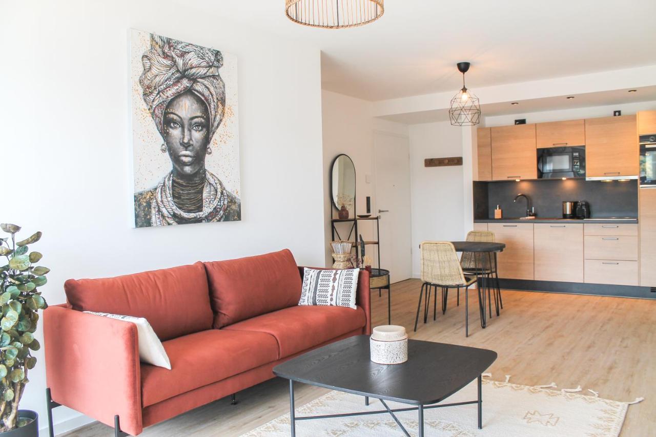African-Style Apartment - Stadtnah, Parkplatz, E-Ladestation Fuer Auto & Fahrraeder, Gitterbox Fuer Fahrraeder, Fitnessstudio Кобленц Екстер'єр фото